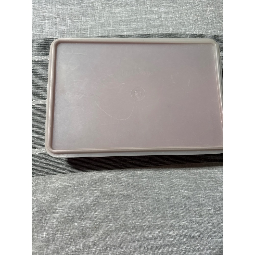 Tupperware Modular Mate Rectangular Container Red Lid Vintage Kitchen Storage‎